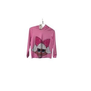 PatPat LOL Doll Hoodie Long Sleeve‎ Graphic Print Top Kids Size 11-12Y